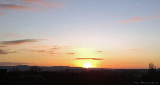 Sonnenaufgang - 10.12.2011 - 8:27 Uhr