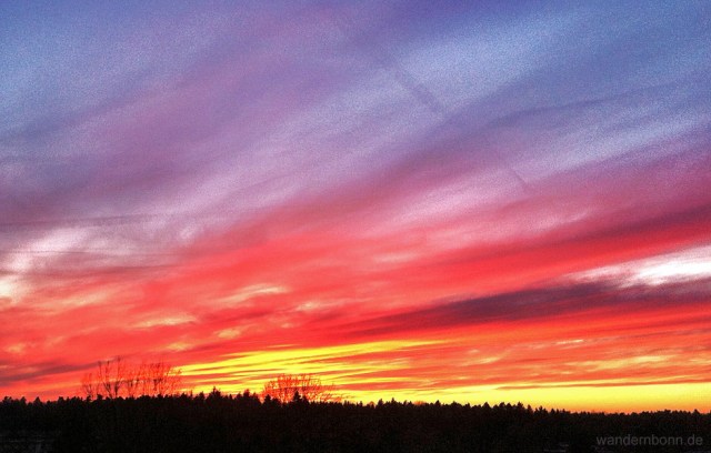 Sonnenuntergang - 27.01.2012 - 17:25 Uhr