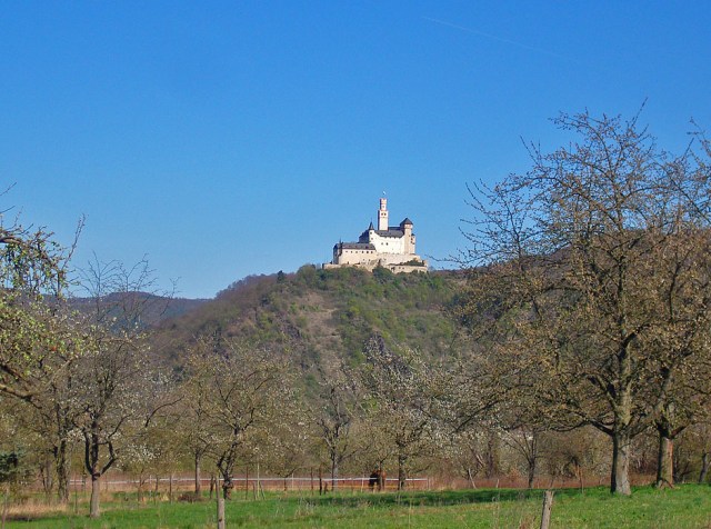 ein letzter Blick auf die Marksburg