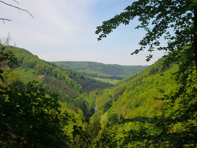 Aussicht von der Elisabethhöhe ins Wiedtal