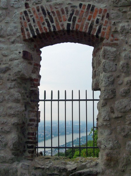 am Drachenfels - Blick auf Bonn