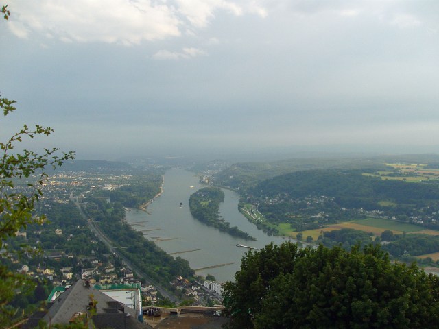 Blick nach Süden - Bad Honnef und Grafenwerth