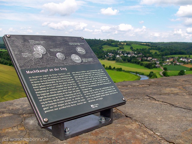 Informationssystem auf den Erlebniswegen Sieg
