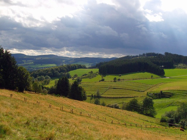 Immer wieder der Blick über das Siegerland
