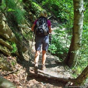 Sicheres Gefühl mit den Stöcken