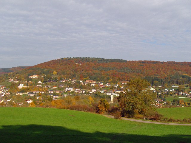 Blick von der Luxemburgischen Seite auf Bollendorf 