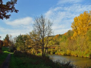 An der Sauer - die Alfred-Töpfer-Brücke