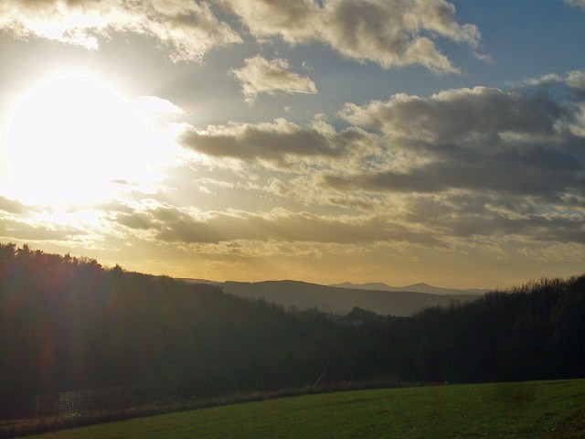 Blick auf das Siebengebirge