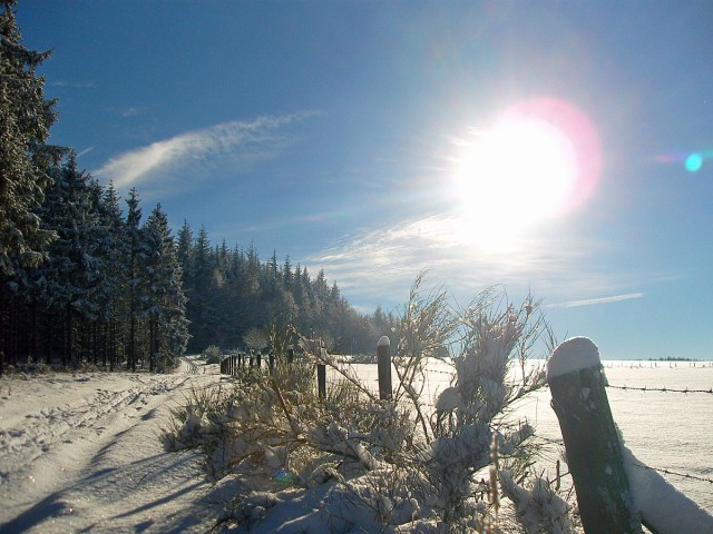 Schnee & Sonne satt