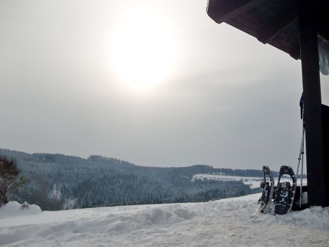 Pause an der Schutzhütte