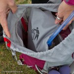 Abfall gut untergebracht