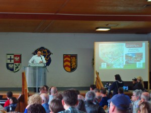 Dr. Achim Schloemer bei der Ansprache