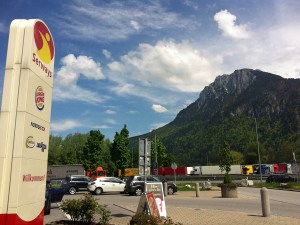 Die Alpen in Sichtweite