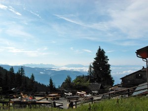 Die Dolomiten in Sichtweite