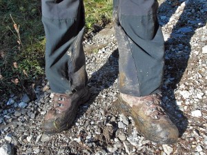 Nach dem Schnee eine matschige Angelegenheit
