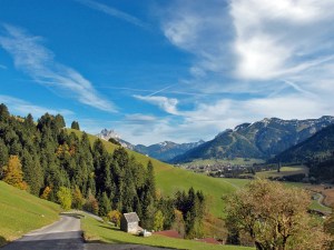 Die Straße bis Zöblen