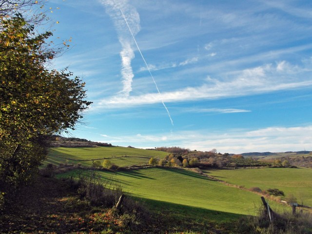 Sanfte Hügel und weiche Wege