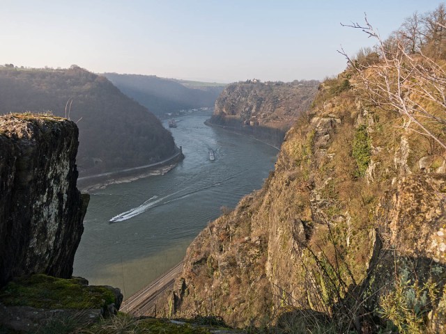 Blick vom Spitznack auf die Loreley