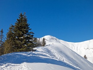 Der "Hügel" wird erklommen