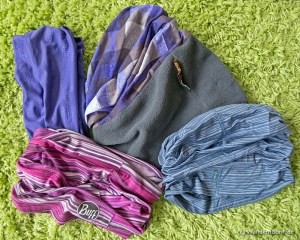 Stirnbänder und Buffs