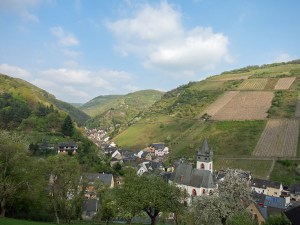 Erster Blick auf die Ruine